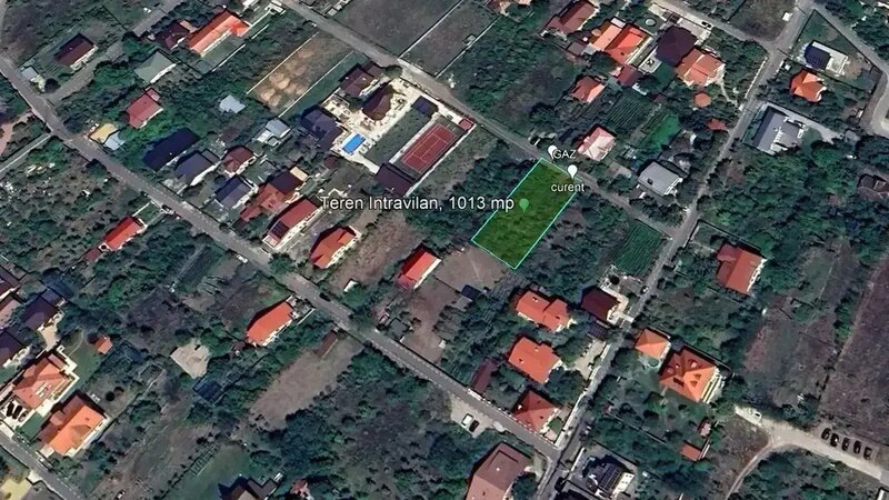 Pasarea, Branesti, teren intravilan, 1.013 mp,